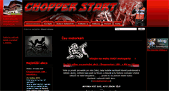 Desktop Screenshot of chopperstart.cz