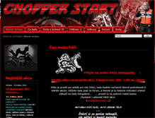 Tablet Screenshot of chopperstart.cz